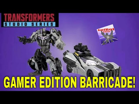 Transformers Studio Series Gamer Edition Barricade - GotBot True Review NUMBER 1083