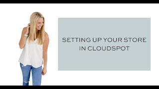 Setting up your catalogs in Cloudspot