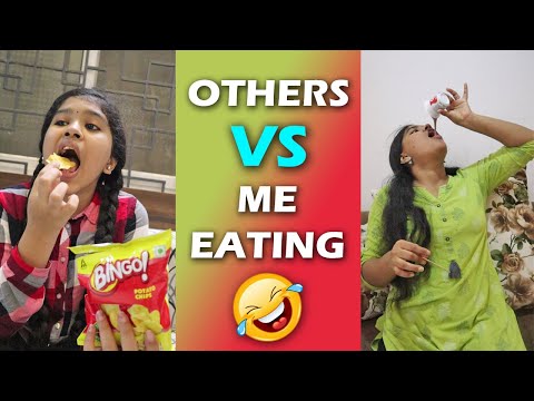 😜How OTHERS eat and How I Eat😂 || #SHORTS || Ammu Times ||