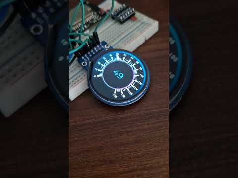 DIY Automotive Gauge with round LCD display and ESP32