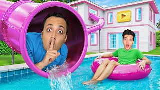 عشت بسريه فى بيوت يوتيوبر مشهورين! 🤫