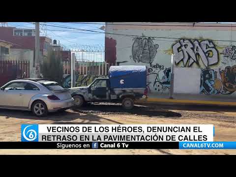 Video: Vecinos de Los Héroes, Ixtapaluca denuncian el retraso en la pavimentación de calles