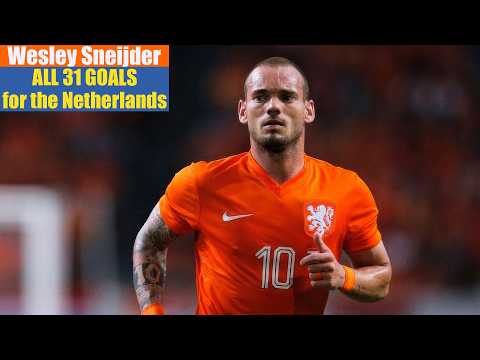 Wesley Sneijder ◉ All 31 Goals for the Netherlands 🇳🇱