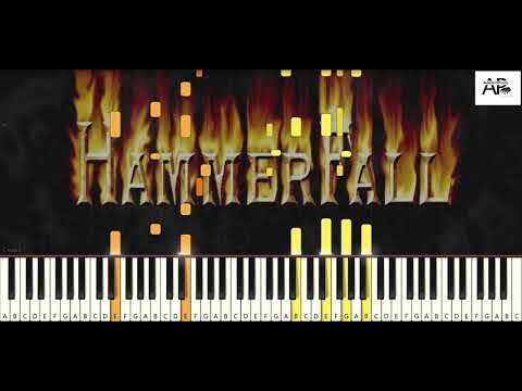 Hammerfall - The Fallen One | Adelina Piano synthesia tutorial