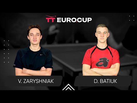 16:45 Vadym Zaryshniak - Dmytro Batiuk 16.08.2025 TT Euro.Cup Ukraine Master. TABLE 3