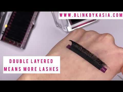 9-19mm Easy Fan eyelash extensions to make fluffy wide fans