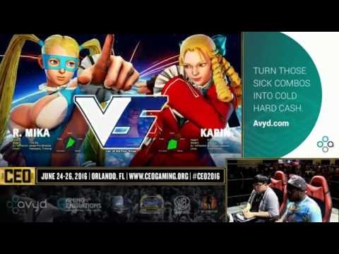 CEO2016 SFV RUMBLE - OMGITZANDRE vs EG JUSTIN WONG