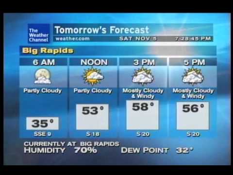 Big Rapids Weatherstar XL- 11/05/11 19:28 EDT