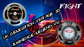 Metal Speaker Shootout: Celestion Vintage 30 vs Eminence Legend V12