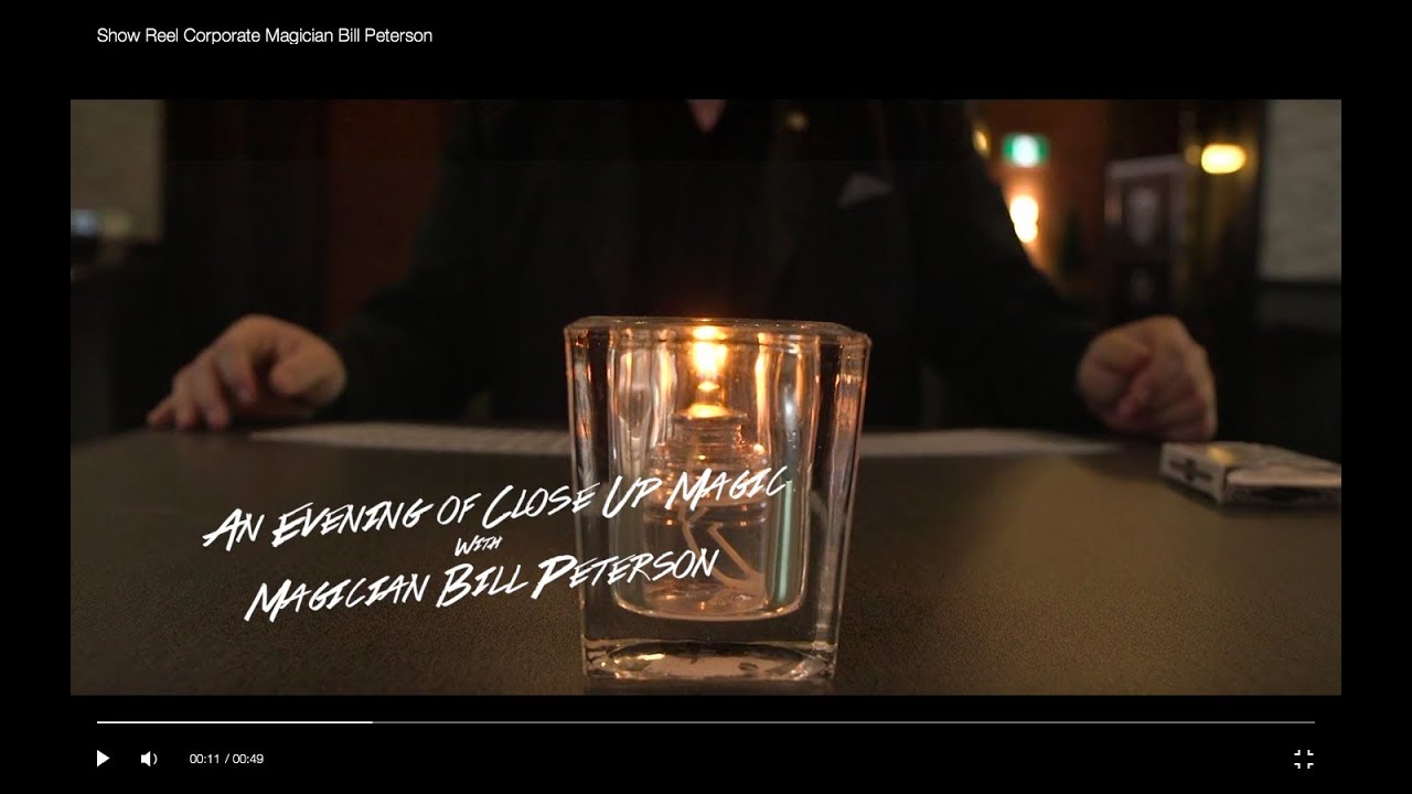 Promotional video thumbnail 1 for Corporate Magician Bill Peterson