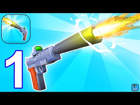 Gameplay Walkthrough Part 1 Tutorial Levels 1-12 Gun Run 3D Game (Android, iOS) - YouTube
