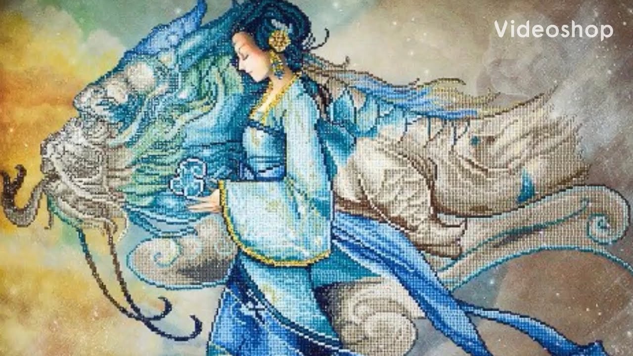 Review of Diamond painting Dragon Princess from Diamond Dotz 😍