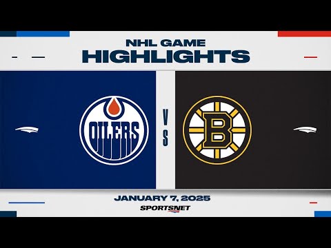NHL Highlights | Oilers vs. Bruins - January 7, 2025