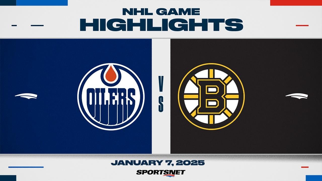 NHL Highlights | Oilers vs. Bruins - January 7, 2025