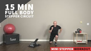 15 Min Full Body Mini Stepper Circuit Workout