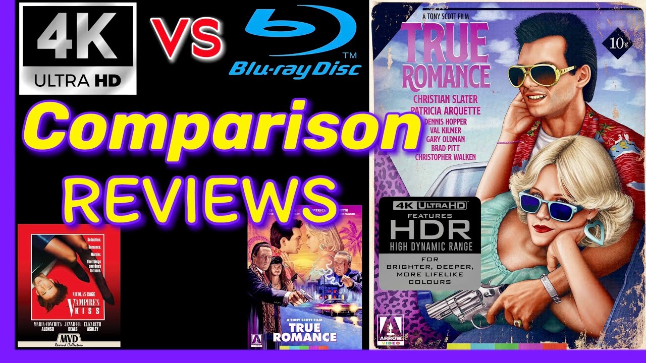 True Romance 4K UHD Blu Ray Review Deluxe Limited Edition Image Comparison & Unboxing Vampire's Kiss