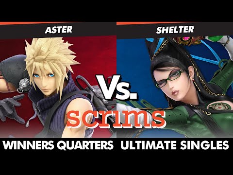 Scrims Showdown 49 Winners Quarters - Aster (Cloud) Vs. Shelter (Bayonetta) SSBU Ultimate Tournament