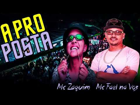 A PROPOSTA   MC FAEL NA VOZ  feat MC ZAQUIM #studiogangster BREGA FUNK REMIX