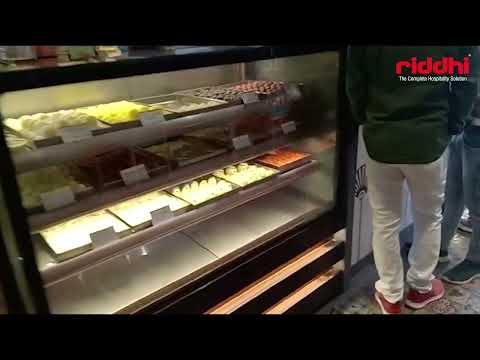 Riddhi namkeen dry fruits cookies display counter