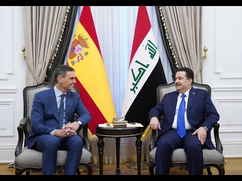 شاهد بالفيديو.. عاجل | بحضور السوداني وسانشيز.. جلسة حوارية لرجال اعمال عراقيين وإسبان في القصر الحكومي