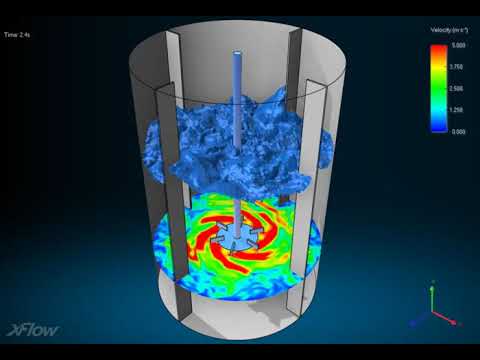 SIMULIA XFlow - Mixer Simulation