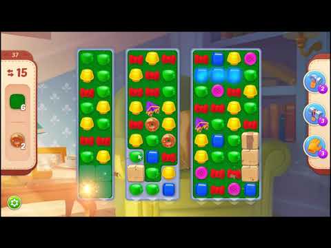 Homescapes Level 37 No Booster 🏠 Hard l MiniGames