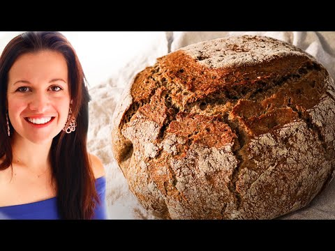 Traditional Farmer's Bread Recipe | Baked in a Cast Iron Pot!