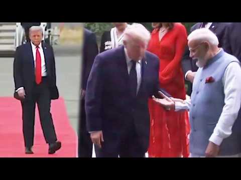 Trump needs help walking and no one is talking about it