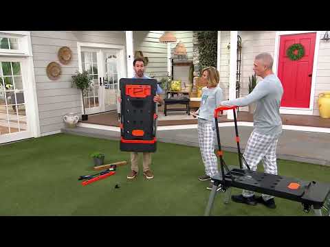 7-in-1 Workbench Platform with Hand Truck Dolly Wheels on QVC