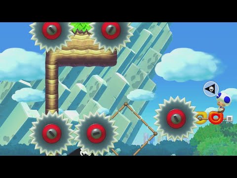 "Saw dancing for the top." Super Mario Maker 2,  Levels I made: "Saw blade (Hard)"