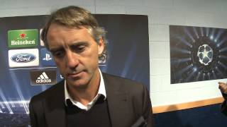 preview picture of video 'City 2-2 Ajax: Mancini reaction UCL 12/13'