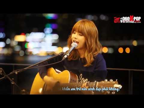 [Vietsub][Perf] JUNIEL -  I Think I'm in Love @ Veranda Cafe Live {Banila Team}