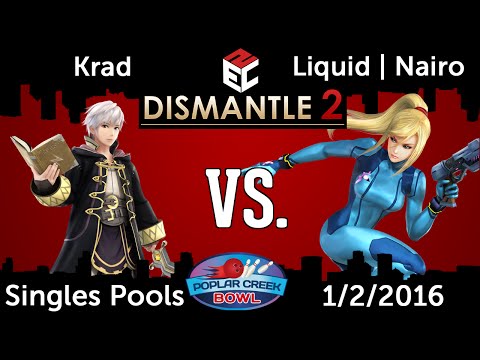 Dismantle 2 (Singles Pools): Krad (Robin) vs. Liquid l Nairo (Zero Suit Samus/Robin)