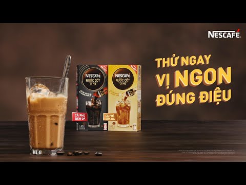 NESCAFÉ NƯỚC CỐT CÀ PHÊ - THÊM ĐÁ, THƯỞNG TRỌN VỊ NGON