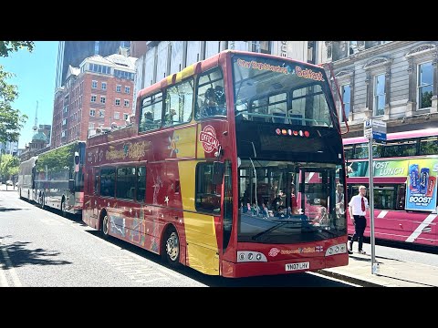 Onboard CitySightseeing Belfast Scania East Lancs Olympus YN07 LHV (Ex London United SO5)