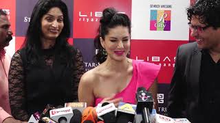 Reshma and Riyaz Gangji of Libas Stores joined hands with Sunny Leone for the launch of Starstruck by SL cosmetic brand at R city mall Ghatkopar