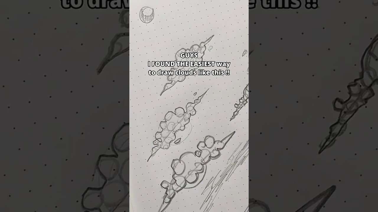 This trick to draw clouds is SO EASY!!