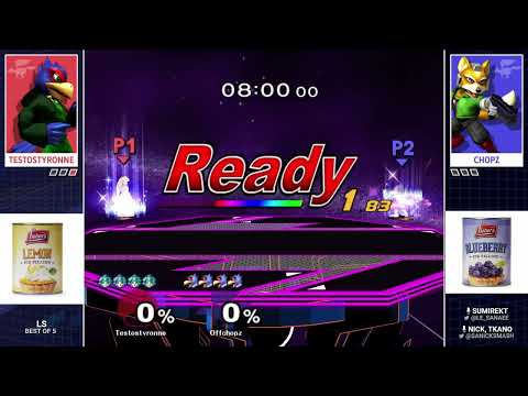 Beginner Beatdown 62 Losers Semis - Testostyronne (Falco, Peach) Vs. Chopz (Fox, Falco) SSBM