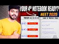 No 4th NOTEBook No Selection Start Making Your Mistake Copy Today For NEET 2025 ️
