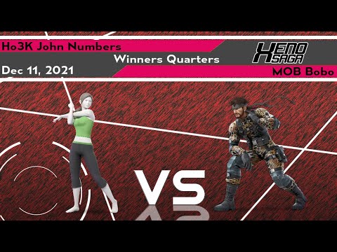 [Smash Ultimate] Ho3K  John Numbers vs MOB  Bobo - Xenosaga XXXVIII (W.Quarters)