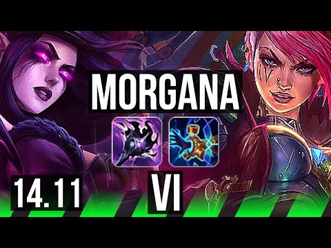 MORGANA vs VI (JGL) | 12/0/9, Legendary | EUW Grandmaster | 14.11