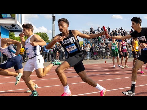 OFSAA 2023 open boys 4x400m relay PRELIM | Ottawa ON |