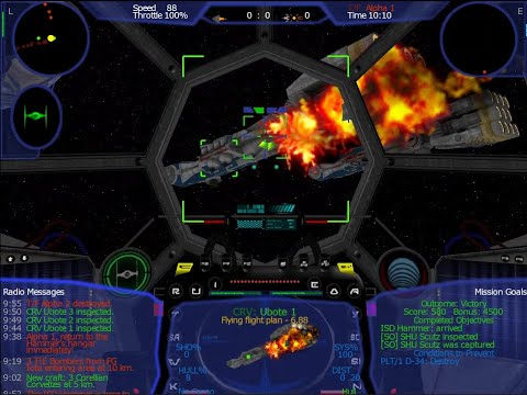 Star Wars TIE Fighter TFTC Classic Battle 1: Aftermath of Hoth Mission 2: Red Alert!