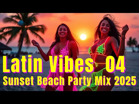 Latin Vibes 04 💃🔥 Sunset Beach Party | Best Reggaeton Summer Mix 2025 🏖️💃#reggaeton #party #music