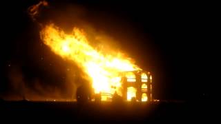 Burning Man 2012 The Man Coming Down