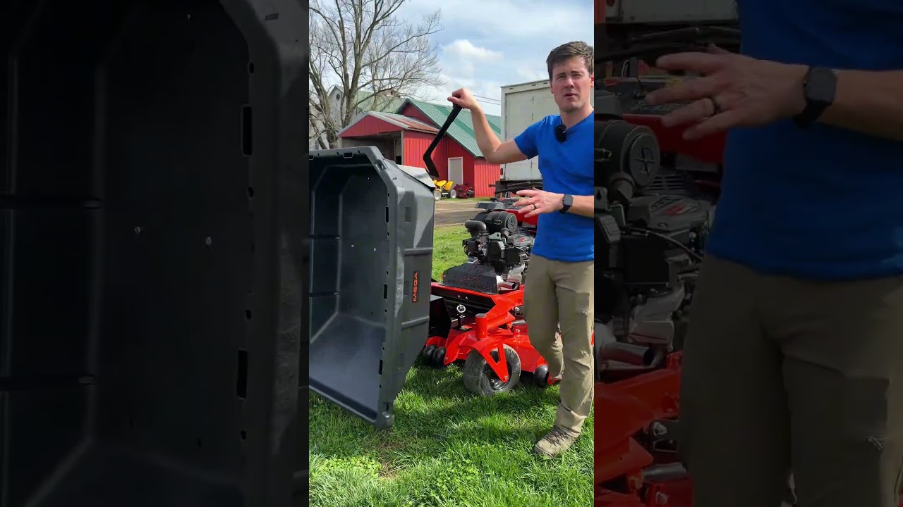 Mulch Dump for Bad Boy Stand On #mega #lawncare #mulch #landscaping