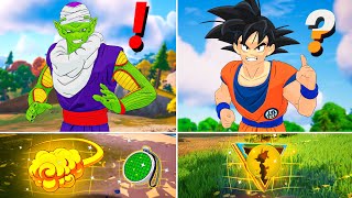 NEW Fortnite ALL BOSSES, MYTHIC WEAPONS, KEYCARD VAULT LOCATIONS! (Dragon Ball Boss Goku, Picollo)