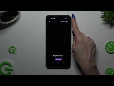 How to Apply Live Wallpapers on Hammer Blade V - Magic Fluids App