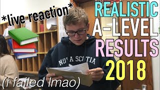 OPENING MY A-LEVEL RESULTS *live reaction*