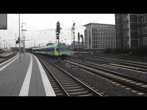 FLIRT 5-Teiler als RB66 | Ausfahrt aus Münster Hbf